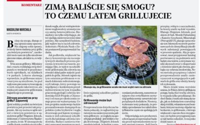 O zdrowym powietrzu przy grillu…