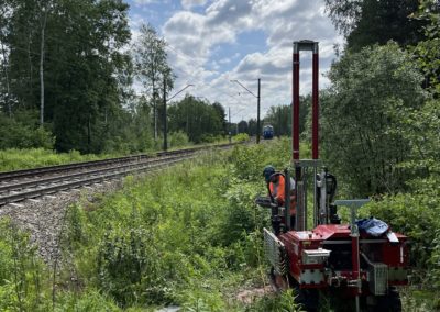 sondowania pod obiekt liniowy - Sławków